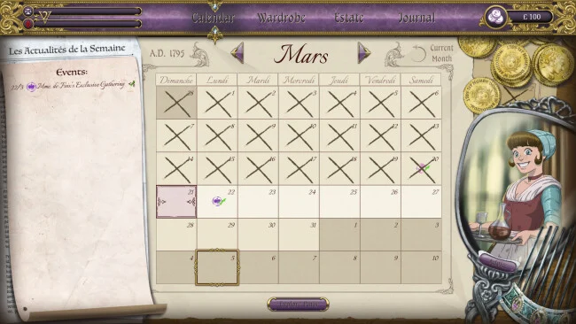 Ambition : Un menuet de pouvoir Capture d'écran du jeu