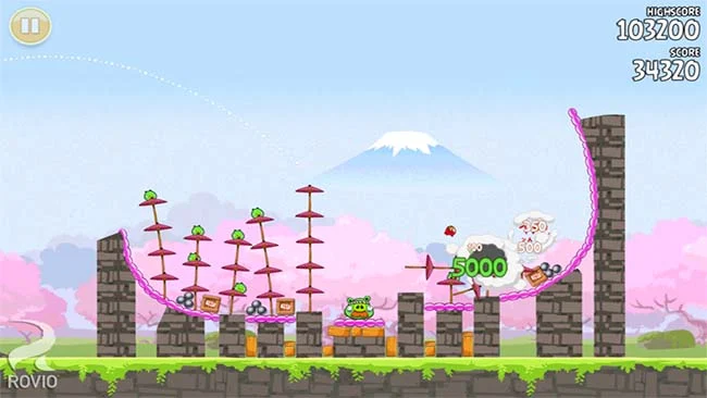 Angry Birds Seasons oyununun ekran görüntüsü