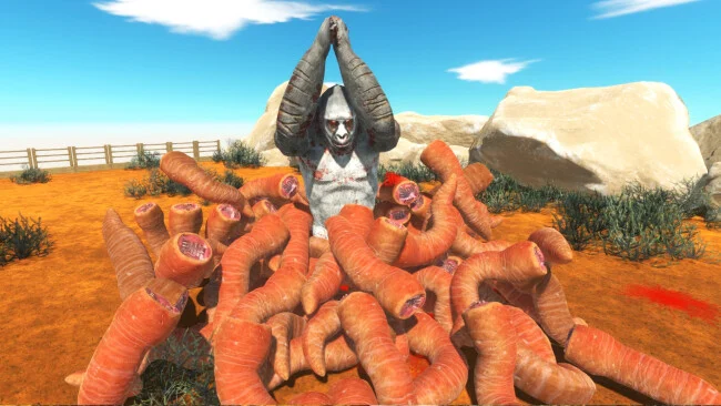 Captura de tela do jogo Animal Revolt Battle Simulator