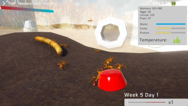 Karınca Tutma Simülatörü oyunu ekran görüntüsü