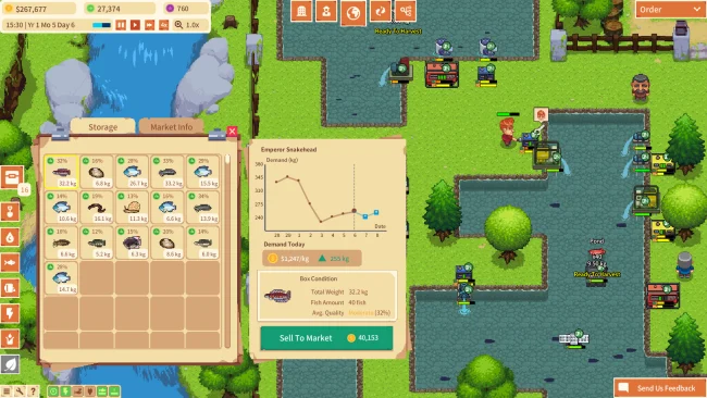 Aquaculture Land: Fish Farming Simulation Game Screenshot