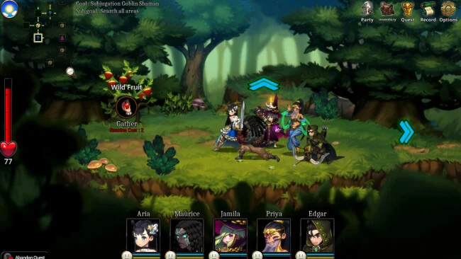 Capture d'écran du jeu ARIA CHRONICLE
