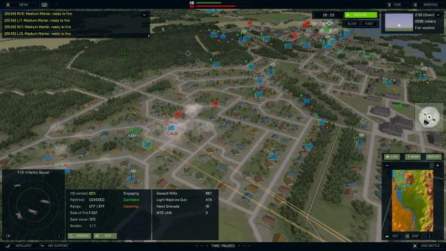 Capture d'écran du jeu Armored Brigade II