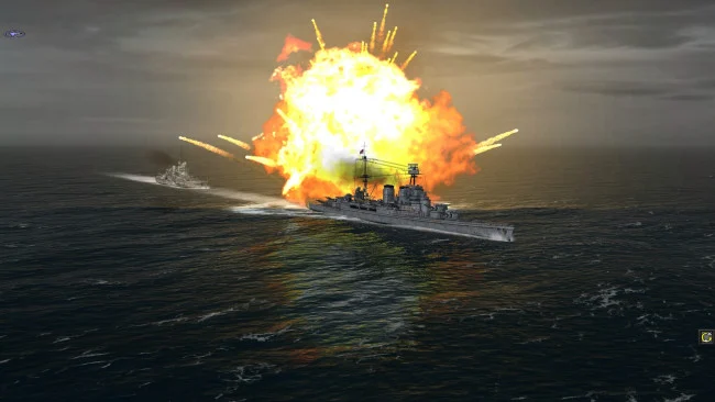 Captura de tela do jogo Atlantic Fleet
