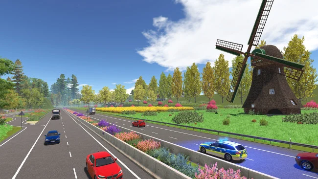 Autobahn Police Simulator game screenshot