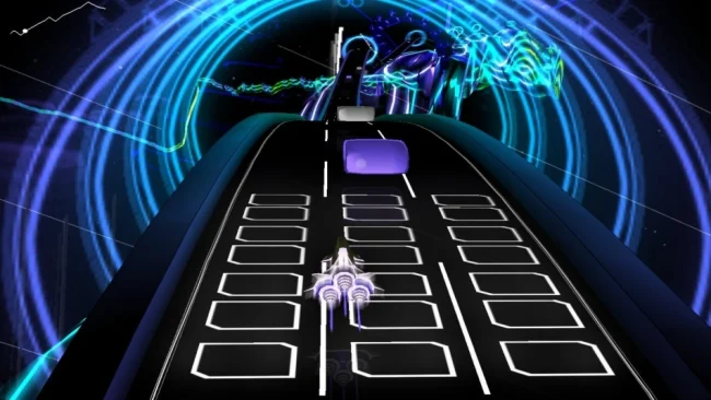 Captura de tela do Audiosurf para PC