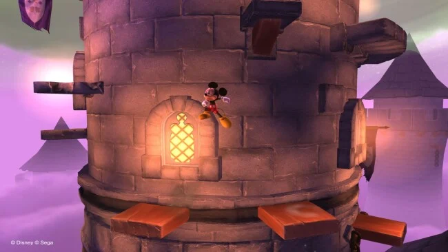 Captura de pantalla del juego Castle of Illusion