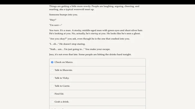Captura de tela do jogo Blood Moon