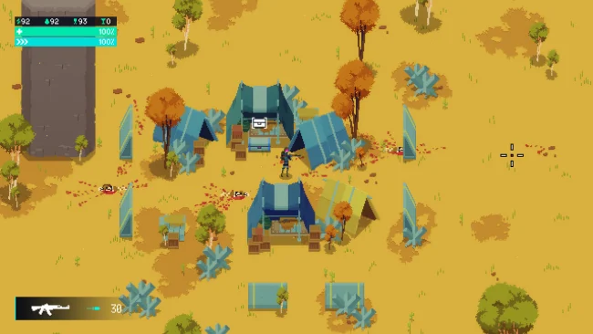 Captura de tela do jogo Blood Running