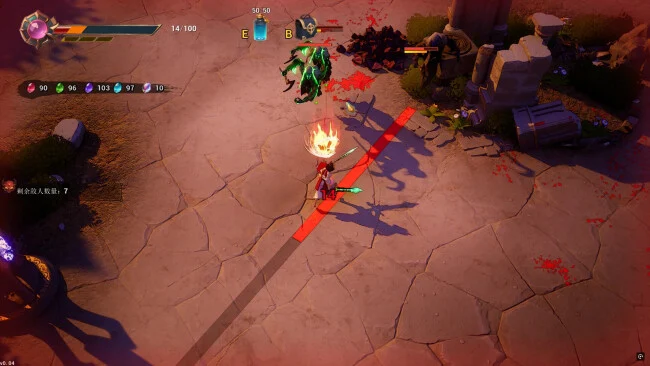 Captura de tela do jogo Bloody Heaven