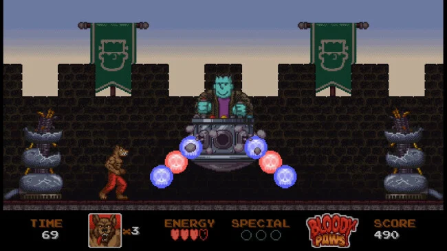 Captura de tela do jogo Bloody Paws Unleashed
