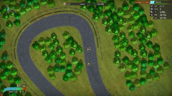 Captura de tela do PC do Bloody Rally Show