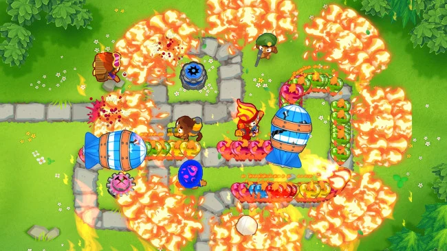 Captura de tela do jogo Bloons TD