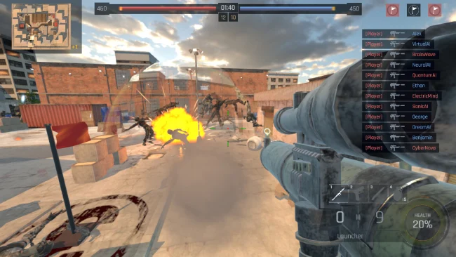 Bullet Time Battle game screenshot