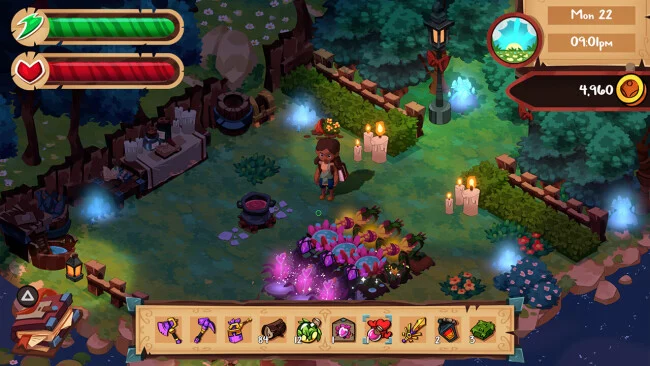 Captura de tela do jogo Blue Oak Bridge