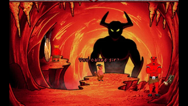 Capture d'écran du jeu Azazel's Christmas Fable