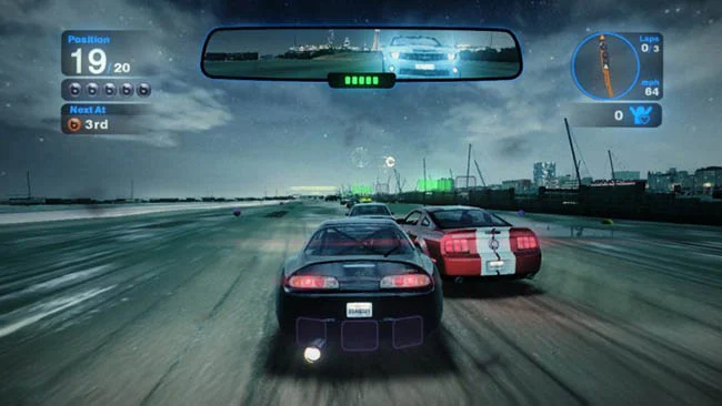 Captura de tela desfocada do jogo