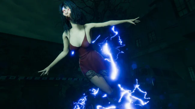 Captura de tela do jogo Strange Night desfocada