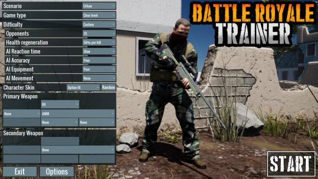 PC için Battle Royale Trainer'ın ekran görüntüsü