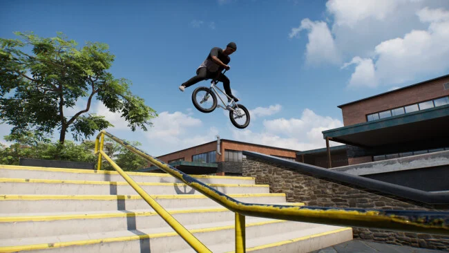 Captura de tela do jogo BMX Streets