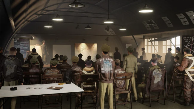 B- Flying Fortress : Capture d'écran du jeu Mighty 8th Redux