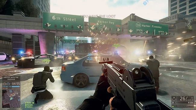 Battlefield Hardline oyunu ekran görüntüsü
