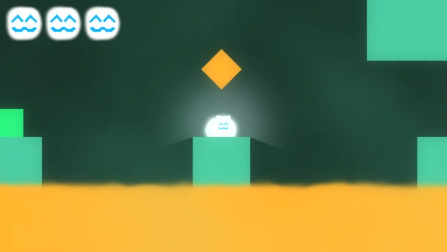 Los gatos son líquidos: captura de pantalla del juego Una luz en las sombras