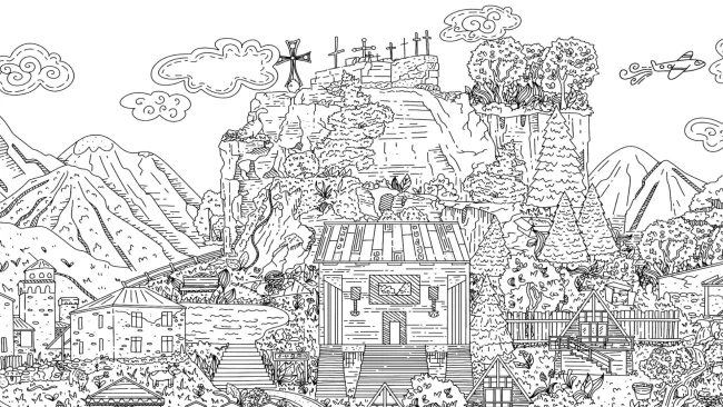 Captura de pantalla del juego Hidden Cats in Georgia