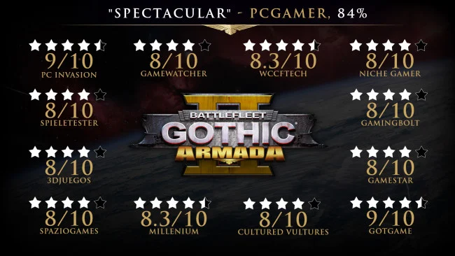 PC için Battlefleet Gotik: Armada'nın ekran görüntüsü