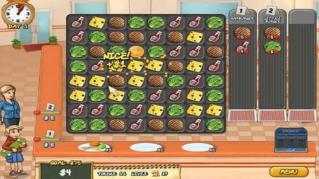 Screenshot of Burger Rush for PC