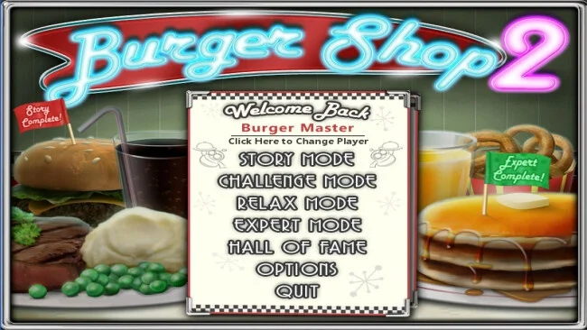 Burger Shop Game Screenshot