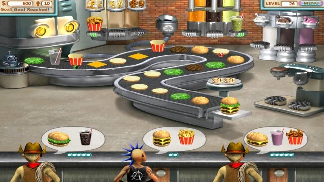 Burger Shop Game Screenshot