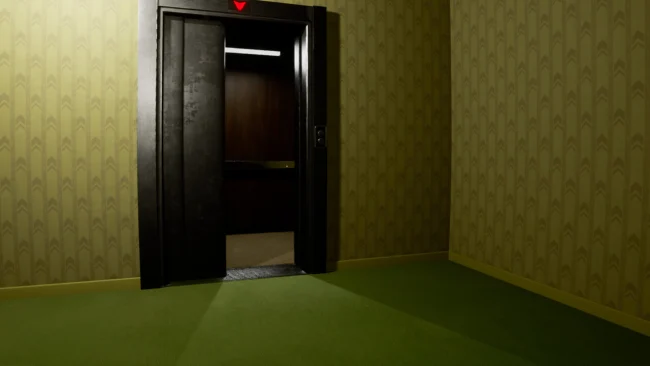 Projet Backrooms : capture d'écran du jeu The Lost File