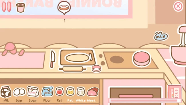 Captura de tela do Bonnie's Bakery para PC