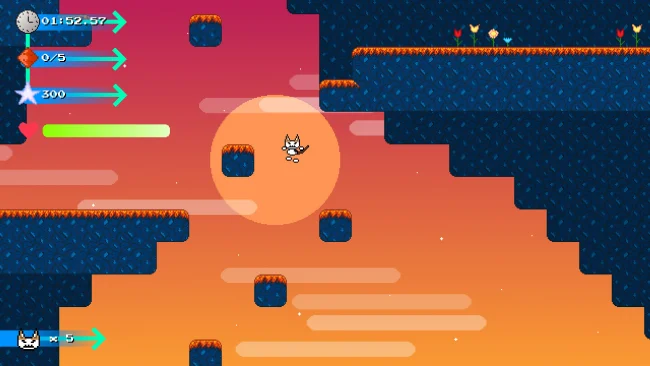 Captura de pantalla del juego de la colección Catto Boi