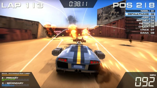Screenshot of Burnin' Rubber HD for PC