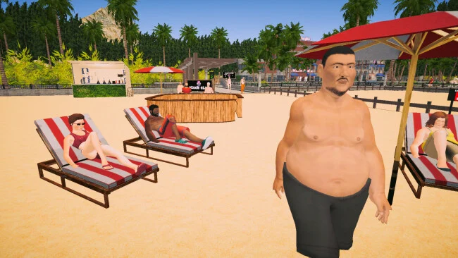 Capture d'écran du jeu Beach Club Simulator