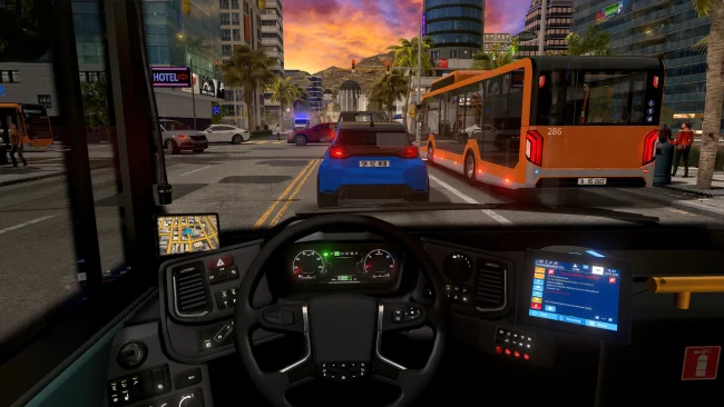 Bus Driving Simulator Game Screenshot