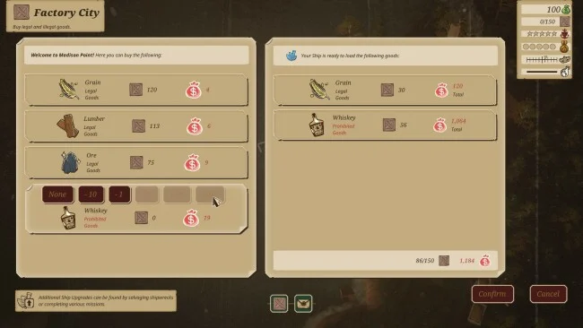 Captura de tela do jogo Bootleg Steamer