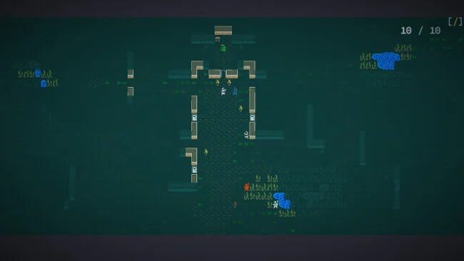 Captura de pantalla de PC de las cuevas de Qud
