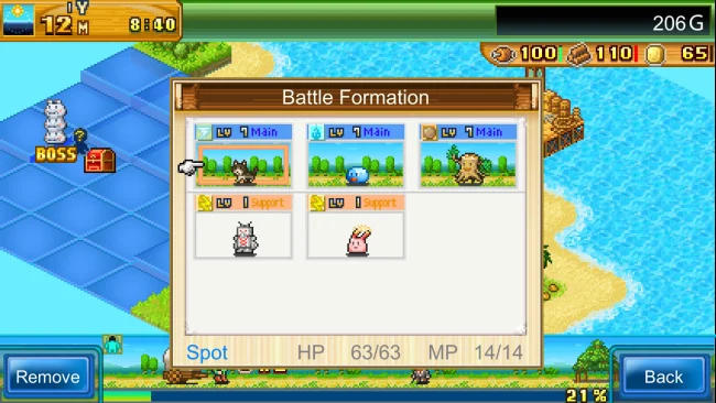 Beastie Bay DX oyunu ekran görüntüsü