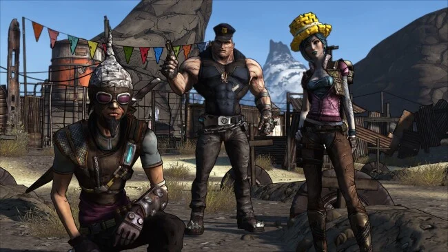 Captura de tela de jogabilidade aprimorada do Jogo do Ano de Borderlands