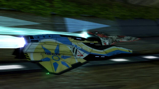 Capture d'écran du jeu BallisticNG