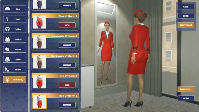 Cabin Crew Life Simulator game screenshot