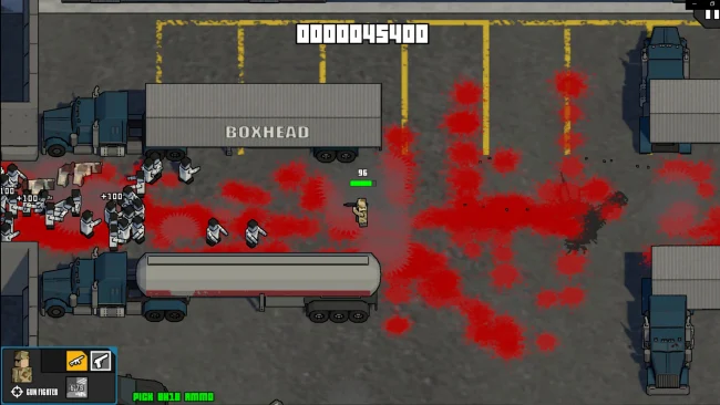 BOXHEAD: Captura de tela do PC imortal