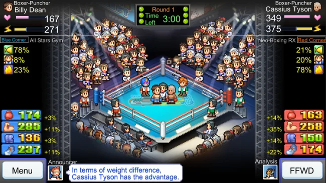 Captura de tela do PC Boxing Gym Story
