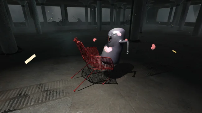 Captura de pantalla del juego del simulador Chair F*cking