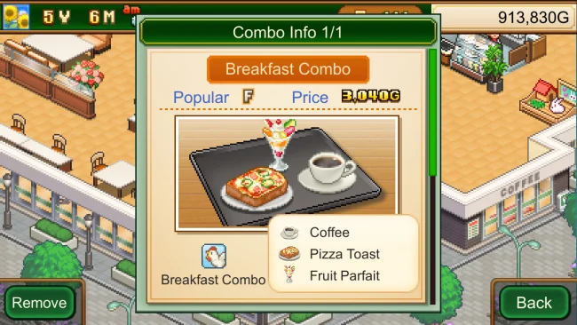 Cafe Master Story game screenshot