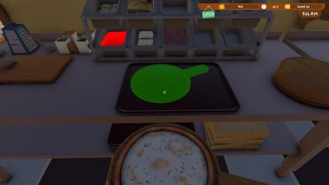 Captura de tela do jogo Breezy Bakes Simulator