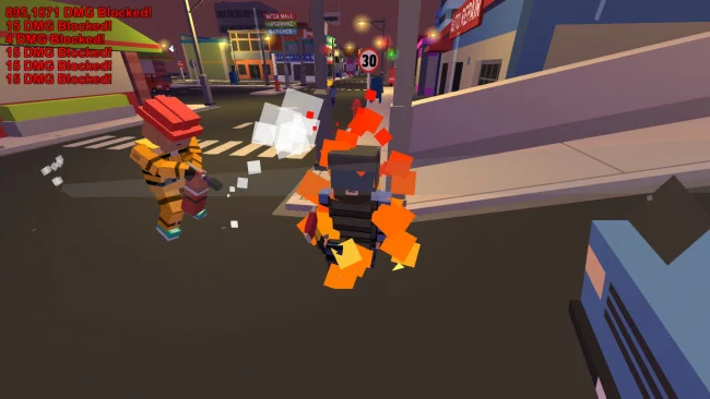 BROKE PROTOCOL: Captura de tela do jogo de RPG urbano online